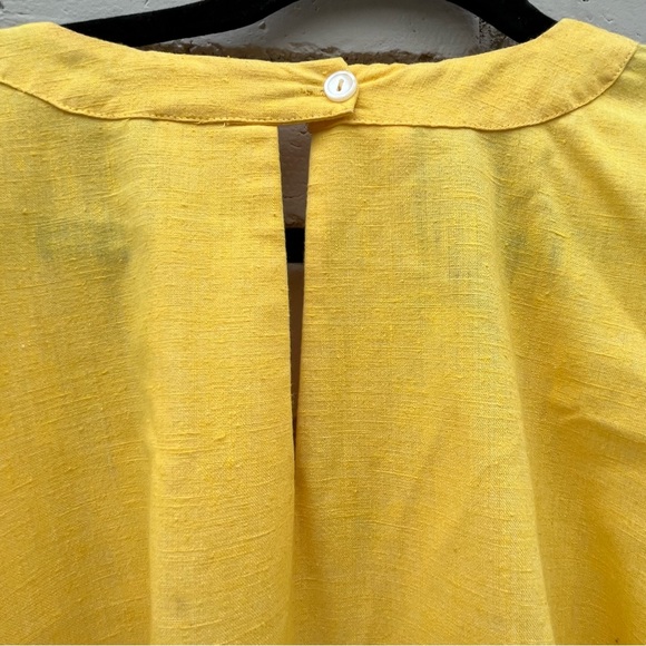 Vintage Samantha Scott California Fringe and Wooden Beaded Caftan Dress - Size M - Picture 6 of 10